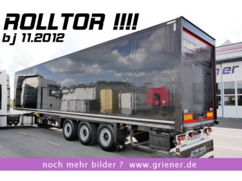 Closed box semi-trailer Schmitz Cargobull SKO 24/ FP 25 / EXPRESS / ROLLTOR 2 x schwarz: picture 1
