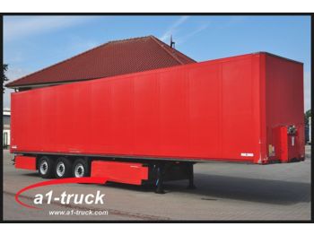 Closed box semi-trailer Schmitz Cargobull SKO 24, Isokoffer FP25, Liftachse, Rolltor: picture 1