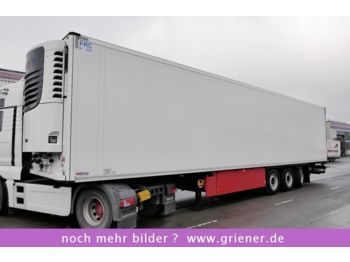 Refrigerator semi-trailer Schmitz Cargobull SKO 24/ LBW BÄR 2000 kg/ LENKACHSE / DS / BLUMEN: picture 1