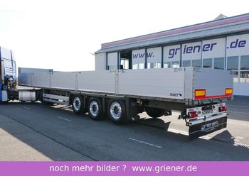 Dropside/ Flatbed semi-trailer Schmitz Cargobull SPR 24/ BAUSTOFF / ALU / 2 x LIFT/ 820 mm BW: picture 1