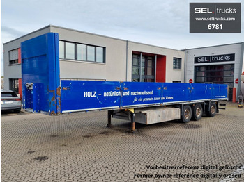 Schmitz Cargobull SPR 24 / Staplerhalterung / Lenkachse /Liftachse  - Dropside/ Flatbed semi-trailer: picture 1