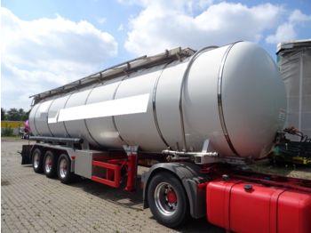 Tank semi-trailer for transportation of food Schrader Lebensmitteltank 34m³: picture 1