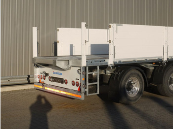 New Dropside/ Flatbed semi-trailer Schröder 12,85m*Rollkran-Kran*Pritsche Lenkachse: picture 4