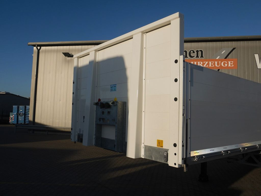 New Dropside/ Flatbed semi-trailer Schröder 12,85m*Rollkran-Kran*Pritsche Lenkachse: picture 10