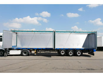 Walking floor semi-trailer Schwarzmüller J SERIE /90m³ /6mm boden /FALTWAND/SEITENTÜREN: picture 1