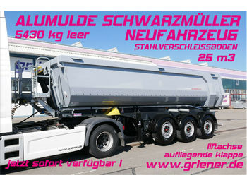 New Tipper semi-trailer Schwarzmüller K serie /ALUMULDE 5430 KG 25m³/ ALU/STAHLEINLAGE: picture 1