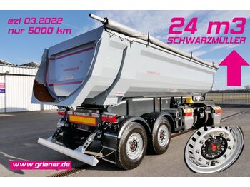 Tipper semi-trailer Schwarzmüller K serie /HARDOX /STAHLMULDE 24 m³ / 2-ACHS !!!!!: picture 1
