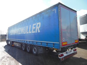 Curtainsider semi-trailer Schwarzmüller SPA 3/E, LIFT ACHSE, SAF, PALETEN BOX: picture 1