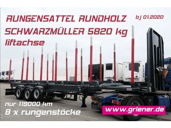 Timber semi-trailer SCHWARZMÜLLER