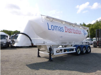 Silo semi-trailer Spitzer Powder tank alu 37 m3 / 1 comp