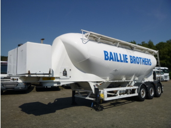 Tank semi-trailer for transportation of flour Spitzer Bulk tank alu 37 m3 / 1 comp + compressor: picture 1