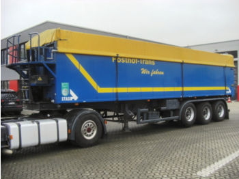 Tipper semi-trailer Stas 0-34/3FA  / Kippermulde 49 Kubikm./Liftachse: picture 1