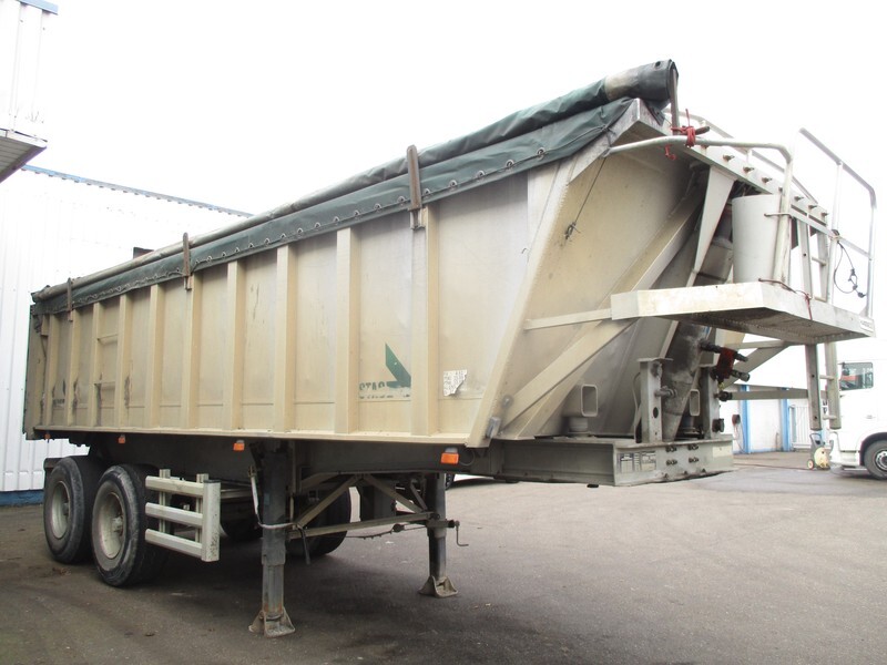 Tipper semi-trailer Stas 2 Axle , tipper trailer , spring suspension, Drum brakes: picture 4