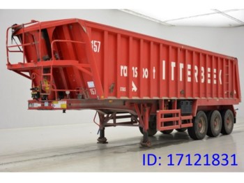 Tipper semi-trailer Stas 38 Cub in Alu: picture 1