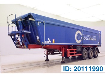 Tipper semi-trailer Stas 40 cub in alu: picture 1