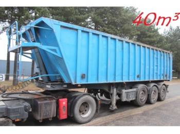 Tipper semi-trailer Stas 40m³ ALU / ALU - SAF - DISC - LIFT-AXLE - NICE CONDITION: picture 1