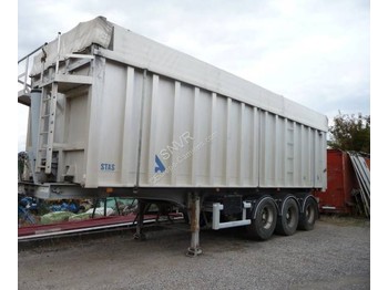 Tipper semi-trailer for transportation of bulk materials Stas Benne céréalière 48m3: picture 1