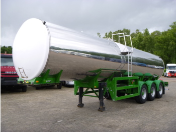 Tank semi-trailer for transportation of food TCL Food tank inox 30 m3 / 1 comp: picture 1
