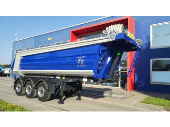 New Tipper semi-trailer for transportation of bulk materials TECNOKAR Supertop F1 - construction tipper - steel body - 26 m³: picture 1