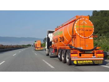 EMIRSAN Customized Cement Tanker Direct from Factory - Tank semi-trailer
