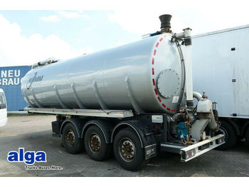 Tank semi-trailer Kumm Edelstahl, 30m³, Gülle, Börger, Lift/Lenk