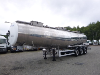 Tank semi-trailer Magyar Chemical tank inox 31.5 m3 / 3 comp
