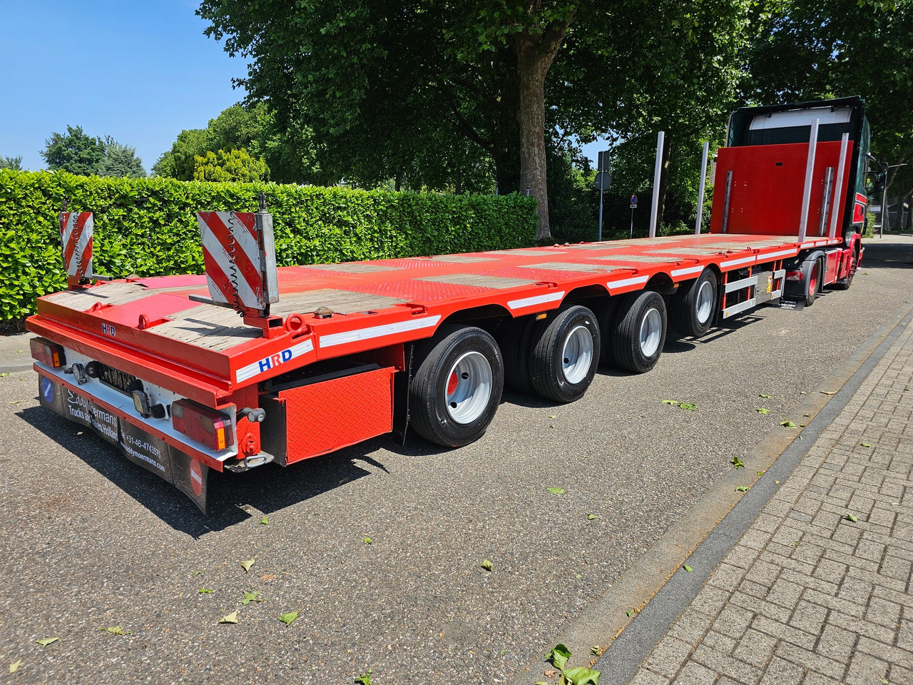 Timber semi-trailer HRD SPTM4N Mega Telesopic