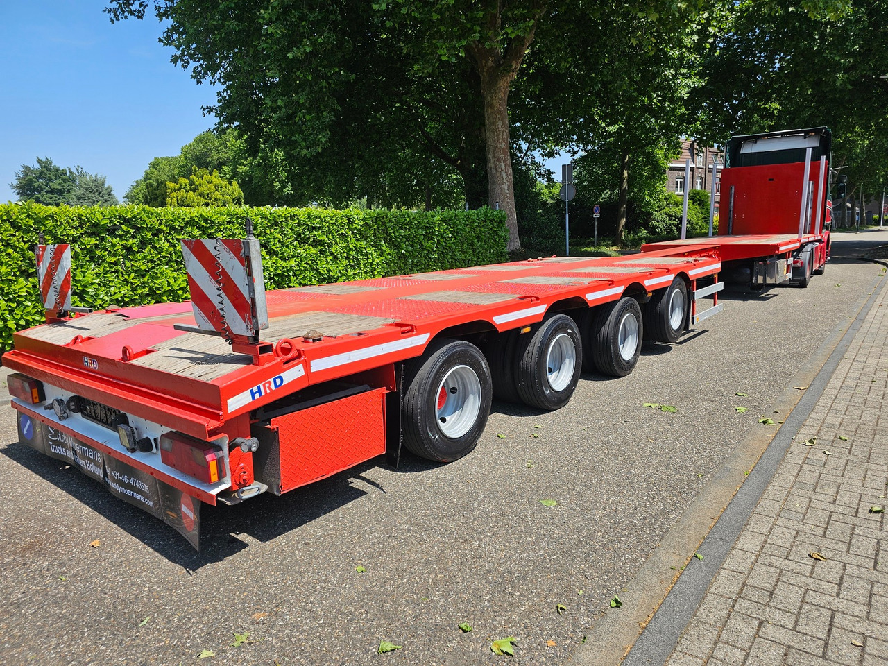 Timber semi-trailer HRD SPTM4N Mega Telesopic