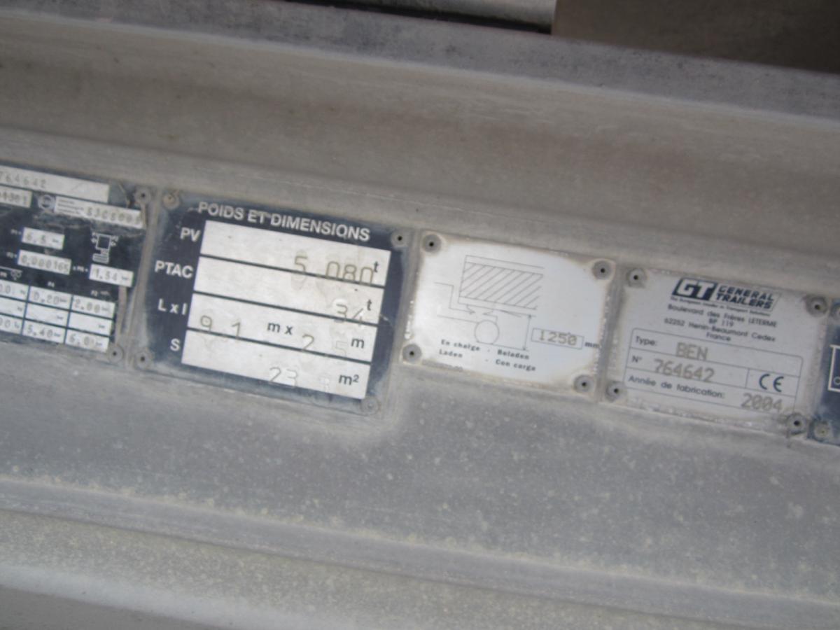 Tipper semi-trailer Benalu