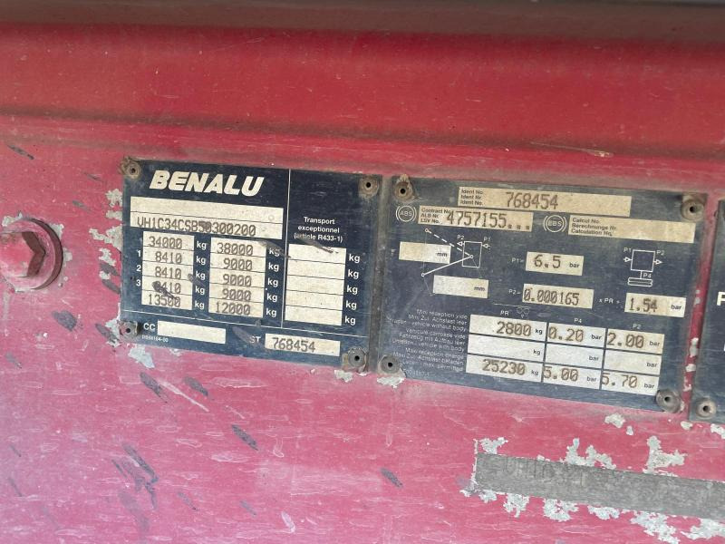 Tipper semi-trailer Benalu