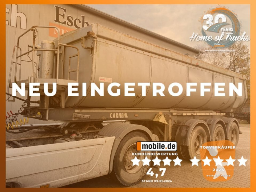 Tipper semi-trailer Carnehl CHKS/HH Stahl-Halbschalenmulde