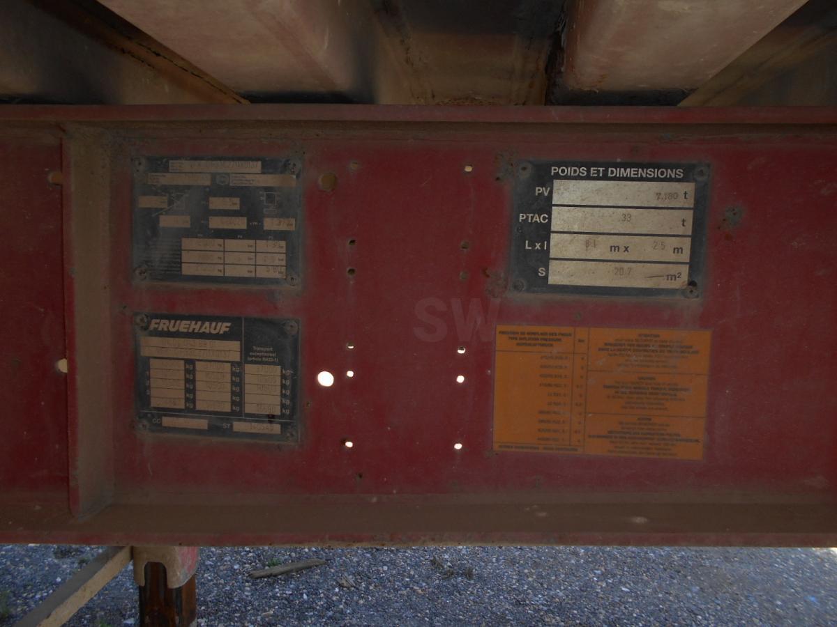 Tipper semi-trailer Fruehauf