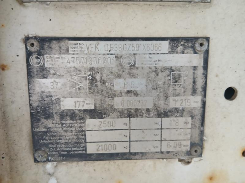 Tipper semi-trailer Fruehauf