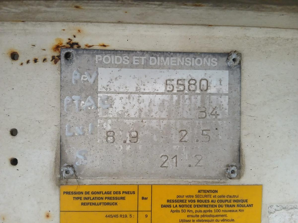 Tipper semi-trailer Fruehauf