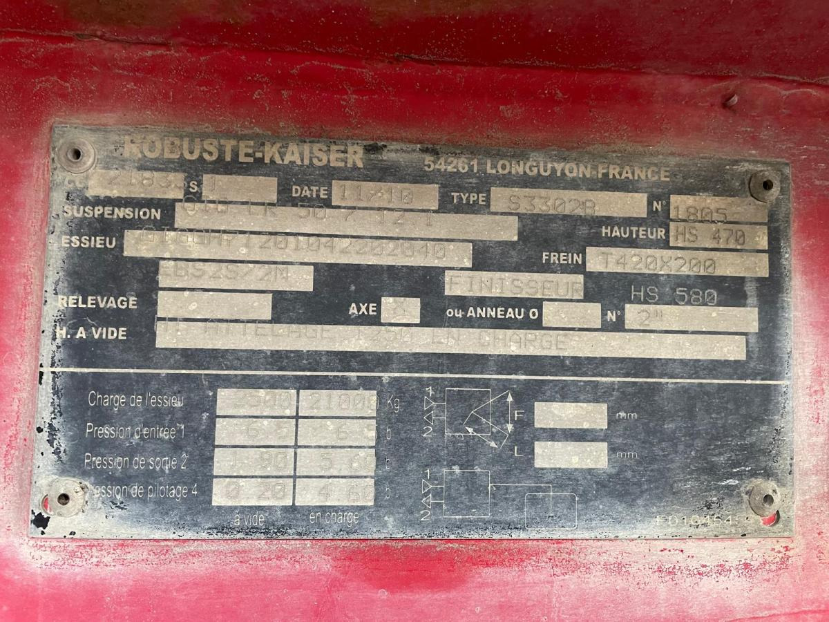 Tipper semi-trailer Kaiser