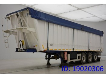 Tipper semi-trailer Lecinena 54 cub in alu