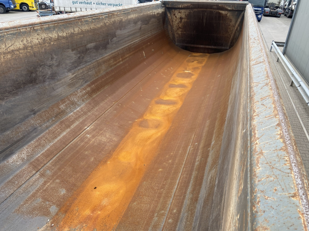 Tipper semi-trailer Meiller KISA 3 / Stahl-Halbschalenmulde