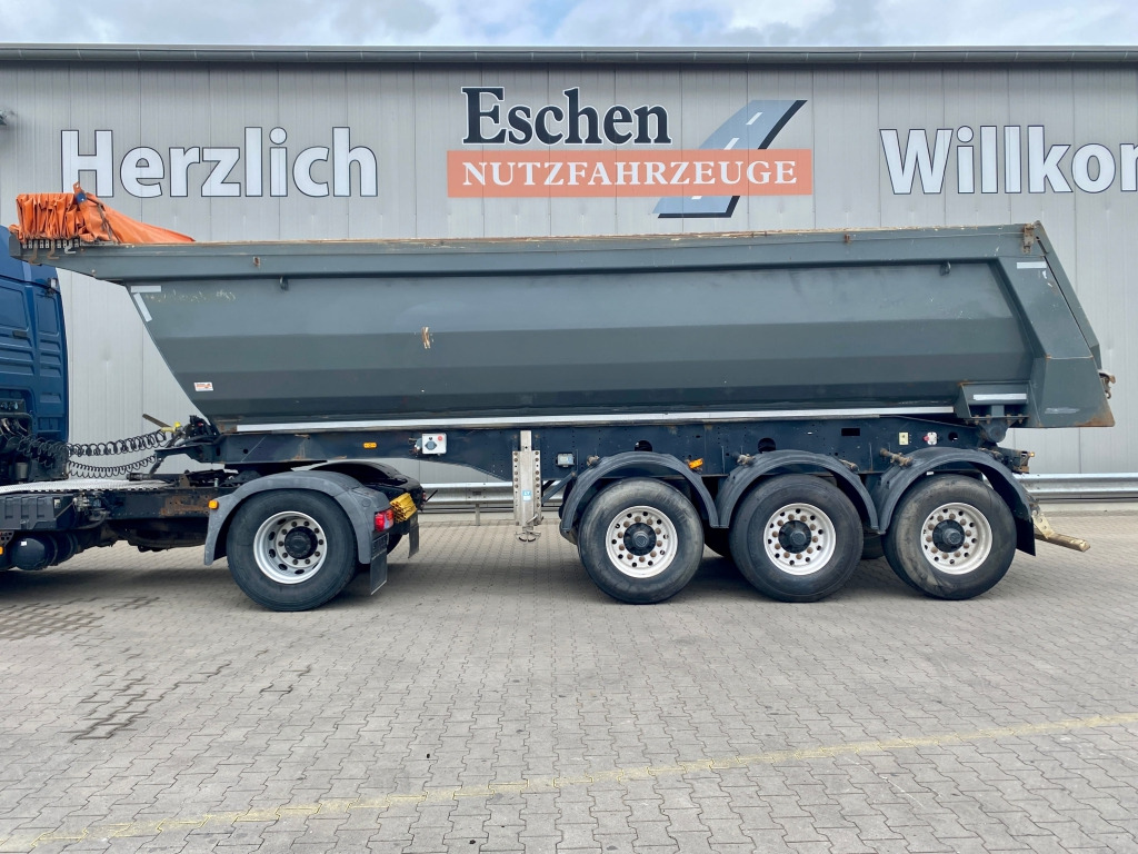 Tipper semi-trailer Meiller KISA 3 / Stahl-Halbschalenmulde