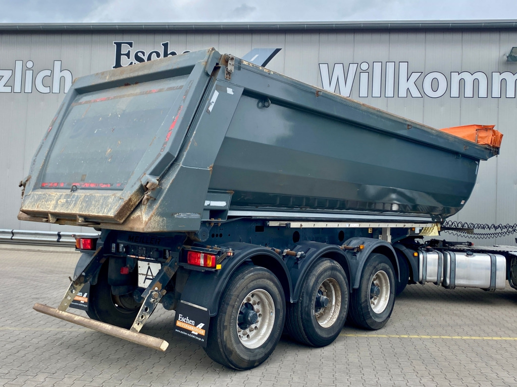 Tipper semi-trailer Meiller KISA 3 / Stahl-Halbschalenmulde