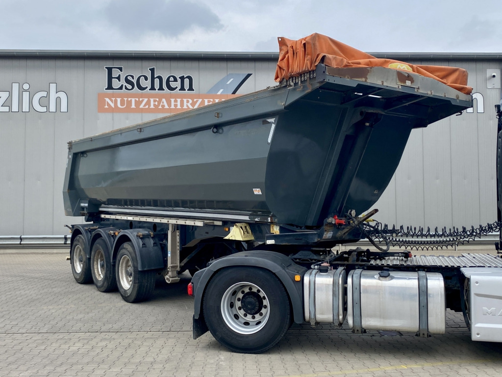 Tipper semi-trailer Meiller KISA 3 / Stahl-Halbschalenmulde