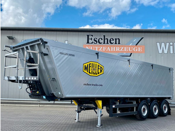 Tipper semi-trailer Meiller MHKA 45/3H  49m³ Alu Getreide VOLLAUSSTATTUNG 