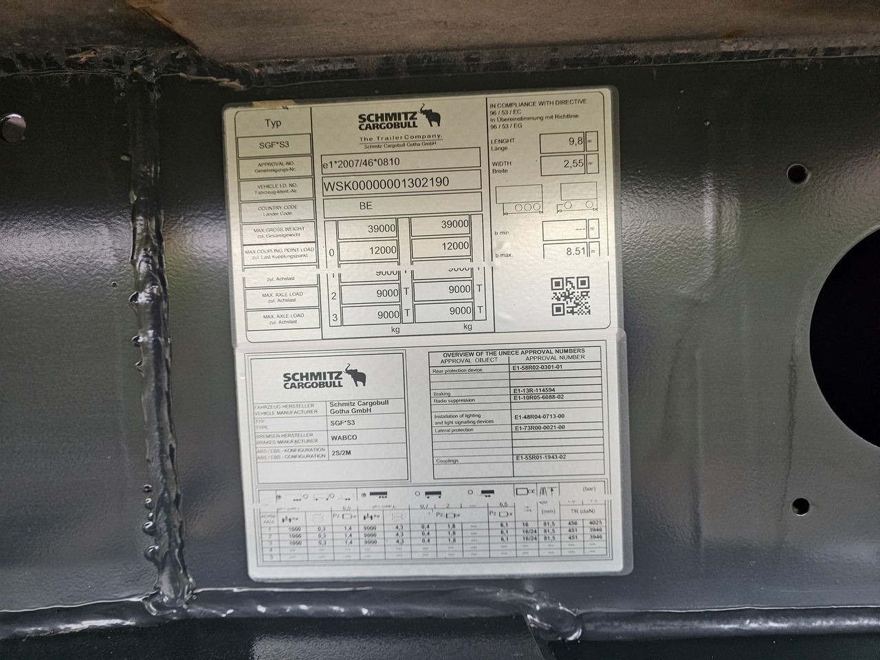 Tipper semi-trailer Schmitz SGF*S3 Steel / Alu