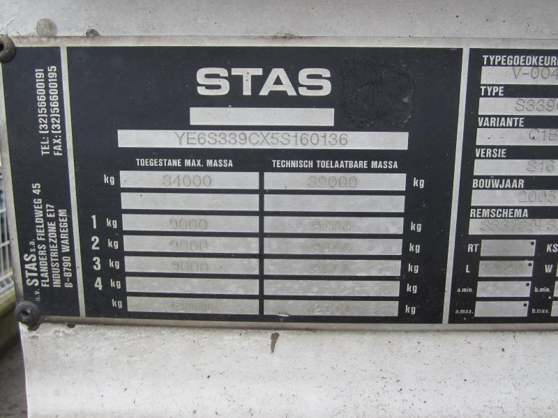 Tipper semi-trailer Stas