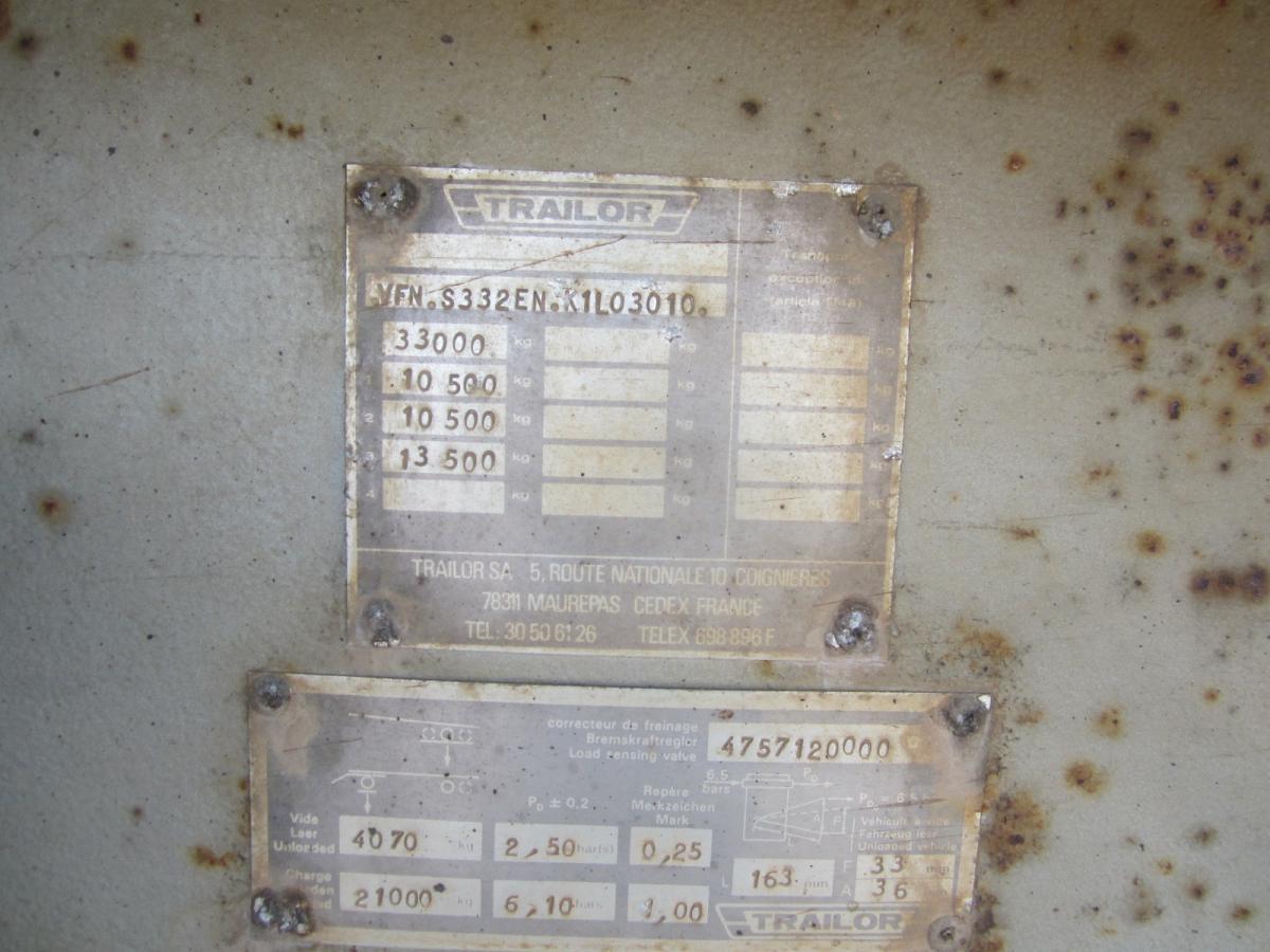 Tipper semi-trailer Trailor