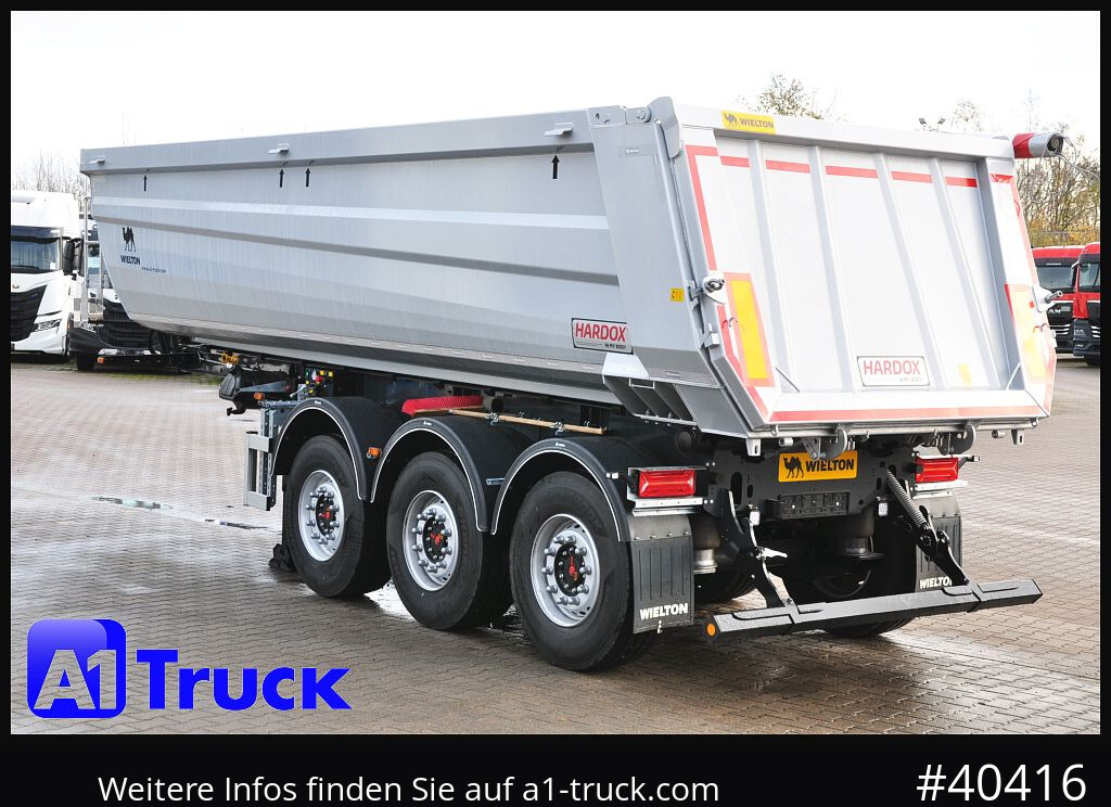 Tipper semi-trailer WIELTON Wielton 26m³ Strong Master Stahl