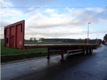 Dropside/ Flatbed semi-trailer Trailor Oplegger 3 axles air: picture 1