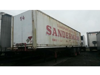 Container transporter/ Swap body semi-trailer Trailor Twin mounted - steel susp: picture 1