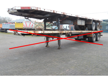 Dropside/ Flatbed semi-trailer Traylona 2-axle platform trailer 50000KG / Extendable 22M: picture 1