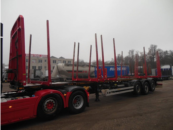 Timber semi-trailer UMIKOV NPK 39, 2 x LIFT ACHSE, 8 STÜCKS RUNGEN: picture 2