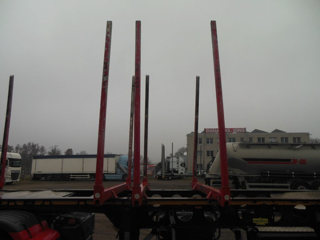 Timber semi-trailer UMIKOV NPK 39, 2 x LIFT ACHSE, 8 STÜCKS RUNGEN: picture 6